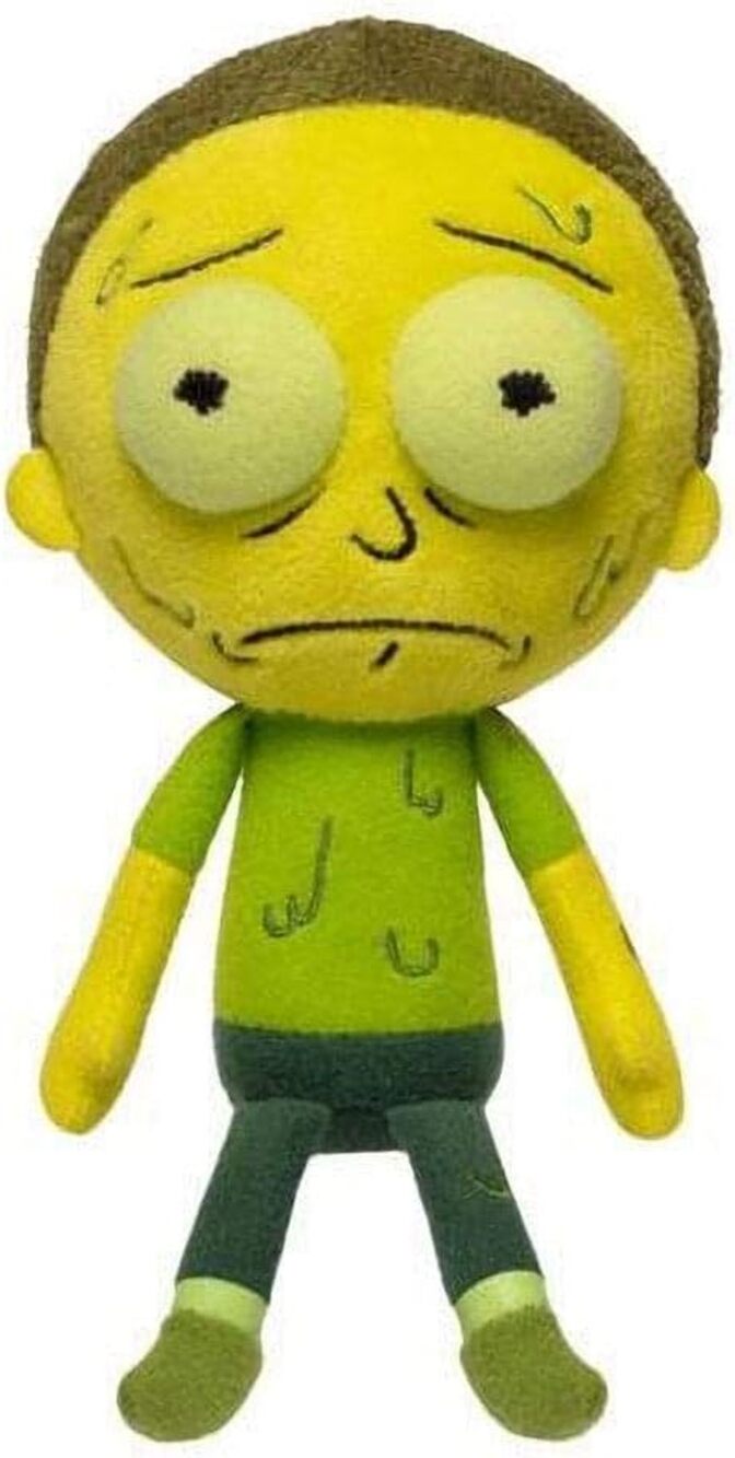 NWT Funko Galactic Plushies Rick and Morty Toxic Morty 8" Plush